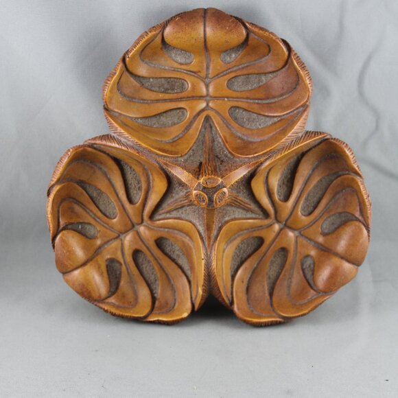 Vintage Coco Joe's Serving Tray - Made of Hapa Wood - Tree Stump Design - Picture 1 of 9